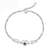flash Birthday Wedding Gifts For Women lightning Handmade 925 Silver Bangle Bracelets for Women Bangles daily valentines day gifts for her Adjustable Bracelets With Crystal Eternity Bangle Bracelets view 2