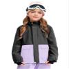 YiZYiF Kids Girls Waterproof Ski Jacket Long Sleeve Warm Winter Snow Hooded Coat Snowboarding Rain Jacket Black 10 Years view 1