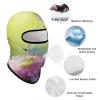 Yellow Butterfly Ski Mask Cover Balaclava Full Face Mask Winter Face Cover Cooling Neck Gaiter UV Protection for Men Women Outdoor Sports Motorcycle Riding view 3