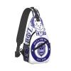 Sorority Paraphernalia Zeta Crossbody Sling Backpack: Anti-Theft Design with Adjustable Shoulder Straps on Both Sides and Two Spacious Compartments. An Ideal Gift for Sorority Members. view 3
