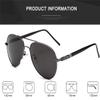 Black Jones Polarized Sunglasses For Men and Women Wayfarer UV Protection Aviator Shape Goggles Sunglass Silver and Gun-Metal (Black)-Pack of 1 view 2