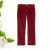 Corduroy Pants for Men Classic Business Office Casual Trousers Fashion Pleated Warm Straight Winter Pants with Pocket Red view 3