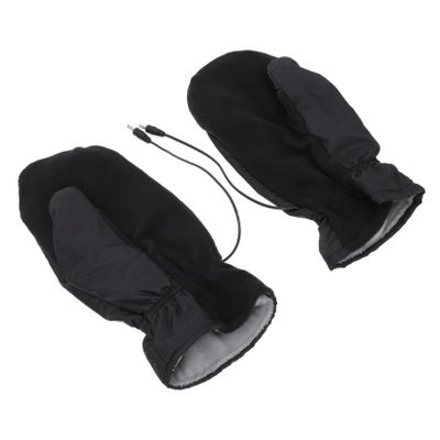 Milisten 1set USB Electric Heating Mitts for Outdoor Activities Thermal Gloves Excellent Grip for Skiing Riding and More Rechargeable Hand Warmers for Cold Weather