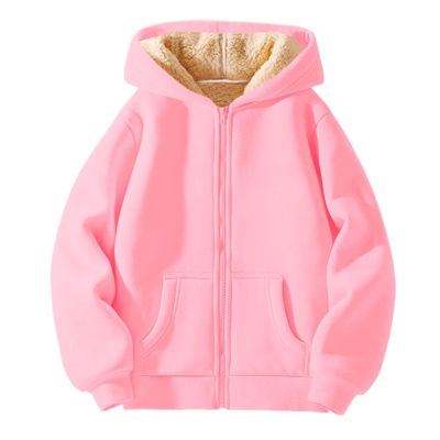 Boys Hoody Jacket Zip Lined Hooded Sweatshirt with Pockets Unisex Boys' Outerwear Jackets Coats (RD1, 3-4 Years)
