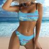 Puxufody Maps of Cayman Islands Women's Bikini Sexy Two Piece Swimsuit Beachwear XL view 2