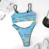Puxufody Maps of Cayman Islands Women's Bikini Sexy Two Piece Swimsuit Beachwear XL view 3