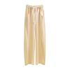 Akklian Women's Fashion Stretch Sweatpants Wide Leg Relaxed Fit Elastic Waist Track Pants Baggy Joggers Pants with Pockets view 1
