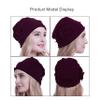 osvyo Chemo Headwear Turban Cap for Women - Cancer Beanie Hair Loss Sealed Packaging Wine view 2
