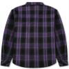 Betusline Girls' Long Sleeved Flannel Shirt, F Purple & Black #18-9 Years= Tag 150 view 4
