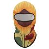 Cartoon Sunflower and Bird Ski Mask Cover Balaclava Full Face Mask Winter Face Cover Cooling Neck Gaiter UV Protection for Men Women Outdoor Sports Motorcycle Riding view 1