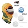 Cartoon Sunflower and Bird Ski Mask Cover Balaclava Full Face Mask Winter Face Cover Cooling Neck Gaiter UV Protection for Men Women Outdoor Sports Motorcycle Riding view 4