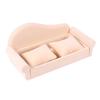 CONGARTENO 1pc Creative Sofa-shaped Jewelry Box Flannelette Display Holder for Bracelets and Watches Elegant Beige Jewelry Organizer for Home Decor and Giving view 1