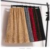 Tsuukuie Glitter Skirts for Women Sequin Long Skirts for Girls Party Dresses Khaki view 2