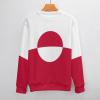 Linkasi Greenland Flag Sweater Long Sleeve Crew Neck Knitted Casual Pullover Sweater S view 4
