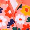 Girls Swimsuit UPF 50+ UV One Piece Swimwear Zipper Rashguard Bathing Suit S480_PeachFlower_128/134 view 2