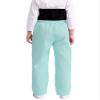 YiZYiF Kids Girls Winter Outdoor Skiing Pants Elastic Waist Outdoor Snow Sports Snowboarding Trousers Light Green 6 Years view 2