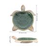 Alipis Small Turtle Figurine Accessory Tray Turtle Vanity Tray for Desk Decorative Organizer Dish Lid view 2