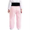 Lorilida Kids Snow Ski Pants Girls Elastic Waist Waterproof Insulated Windproof Ripstop Snowboard Trousers Pink 6 Years view 2