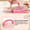 Hair Accessories Storage Box for Girls, 3 Layers Hair Accessory Organizer Box with Handle and Compartments, Craft Storage Boxes Jewellery Box Lockable Container for Hairbands Hair Ties Pins Clips view 2