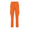 Cargo Sweatpants for Men Big and Tall Loose Fit Casual Workout Running Pants Drawstring Joggers Wide Leg Cargos Orange Mens Sweatpants Loose fit XL view 3