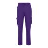 Cargo Sweatpants for Men Big and Tall Loose Fit Casual Workout Running Pants Drawstring Joggers Wide Leg Cargos Purple Mens Joggers Sweatpants L view 3