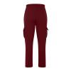 Men Sweat Pants Cargo Sweatpants for Men Casual Fleece Joggers Athletic Workout Hiking Drawstring Sweat Pants with Pockets Red Cargo Sweats for Men XL view 3