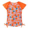 Girls Rash Guard 2 Pieces Bathing Suit UPF50+ Swimsuit with Swimming Skirt Swimwear 2-12Y S377_Lemon_12A view 2