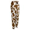 GUPNWQXX Cowhide Print Sweatpants Womans Joggers Trousers Slacks Swat Pant Loose Exercise Guard Pants Casual Running Bottoms Brown view 2