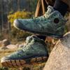 Bestgift Outdoor Hiking Cotton Shoes high top Padded Warm Snow Boots Blue Grey 8 view 3