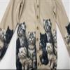 Aimery Cat Sweaters For Women-Women Oversized Cardigan Sweater Crew Y2k Knit Womens Cat Sweater Cute Cartoon Graphic Jacket view 3