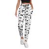 GUPNWQXX Dalmatian Dog Print Sweatpants Womans Joggers Trouser Slacks Gym Pant Loose Casual Athletic Guard Pants Running Bottoms White view 1