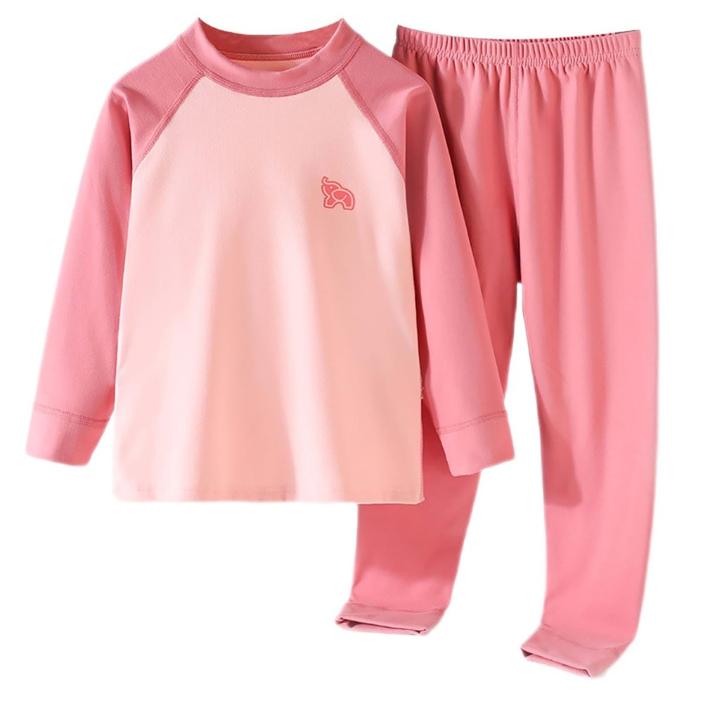 Kids Youth Boys Girls' Long Sleeve Cotton ajamas Set Snug Fit Kids Color Block Soft Slepwear (Red, 15-16 Years)