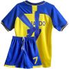 Soccer Jerseys for Boys Kids Football Training Uniform Soccer Fans Jerseys Youth Gift Kit Set (US, Age, 4 Years, 5 Years, Yellow) view 1