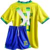 Soccer Jerseys for Boys Kids Football Training Uniform Soccer Fans Jerseys Youth Gift Kit Set (US, Age, 8 Years, 9 Years, Green&Yellow) view 1
