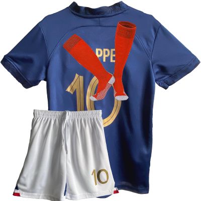 Soccer Jerseys for Boys Kids Football Training Uniform Soccer Fans Jerseys Youth Gift Kit Set (US, Age, 4 Years, 5 Years, Dark Blue)