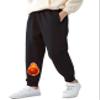 Echinodon Girls Waterproof Jogging Pants Kids Fleece Lined Trousers Outdoor Elastic Waist Hiking Cargo Pants Black 140 view 1
