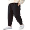 Echinodon Girls Waterproof Jogging Pants Kids Fleece Lined Trousers Outdoor Elastic Waist Hiking Cargo Pants Black 140 view 2
