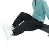 Echinodon Girls Waterproof Jogging Pants Kids Fleece Lined Trousers Outdoor Elastic Waist Hiking Cargo Pants Black 140 view 4