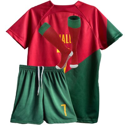 Soccer Jerseys for Boys Kids Football Training Uniform Soccer Fans Jerseys Youth Gift Kit Set (US, Age, 8 Years, 9 Years, Red)