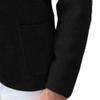 Men's Long Sleeve Thickening Cardigans Shawl Collar Buttons Cardigan Sweaters Western Button Casual Jacket Big and Tall (Black,3X-Large) view 4