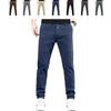 High Stretch Multi-Pocket Durable Cargo Pants, Stretch Cargo Pants Men (Navy,Small,Long) view 1