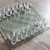 Glass Chess Set with 32PCS Acrylic Cups Chess and Wine Cup Game Shot Drinking Glass Chess Set for Adult, Toys. view 4