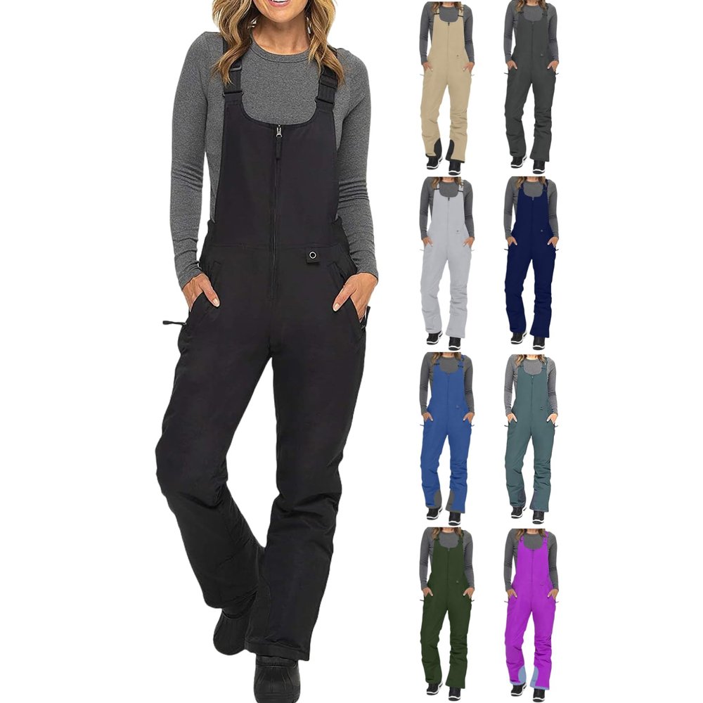 FAVIPT Snow Bibs Women