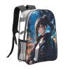 YTBNFDS Travel Backpack for Men Women,Stylish Clear Sports Back Pack with Dual Side Mesh Pockets - cool wallpapers Print view 3