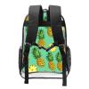 YTBNFDS Travel Backpack for Men Women,Stylish Clear Sports Back Pack with Dual Side Mesh Pockets - Pineapple Print view 2