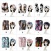 hokojix Plush Hat Leg Warmers for Ladies Winter Wear Warm Costume Girl Cosplay Photo Props Furry Hat and Leg Covers view 3