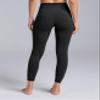 Colorfulkoala Dreamlux No Front Seam Leggings for Women 25" Inseam, High Waisted Buttery Soft 7/8 Yoga Pants (XL, Black) view 2