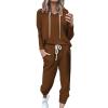 2 Piece jogging set oversized sweatsuit for women loungewear view 1