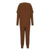 2 Piece jogging set oversized sweatsuit for women loungewear view 2