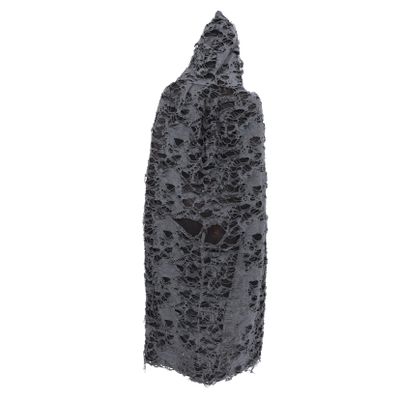 LIFKOME 1pc Halloween Costumes Warm Rag Cloak Cosplay Cape Stage Performance Handmade Black